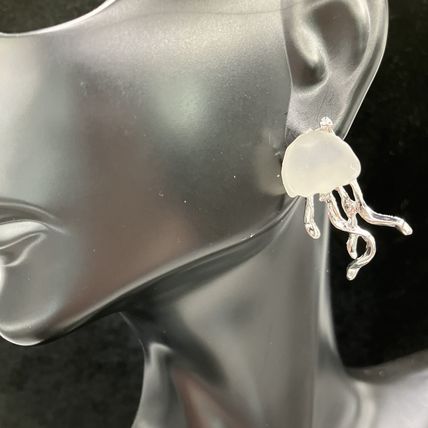 Jellyfish Stud Earrings Sea Life #889