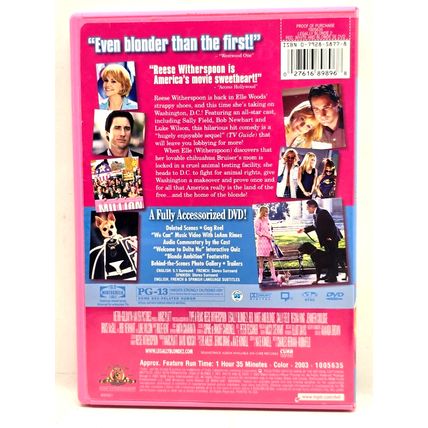 Legally Blonde 2: Red, White and Blonde (DVD, 2003) (Rental Copy) (L17)