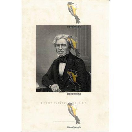 Michael Faraday, Scientist & Inventor, Book Illustration (Print), 1899