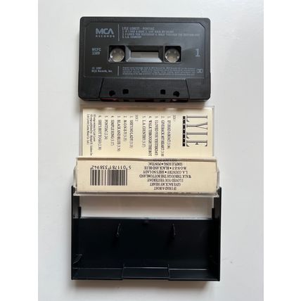 LYLE LOVETT - PONTIAC (UK AUDIO CASSETTE, 1987)