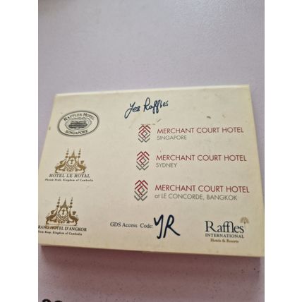 Raffles Hotels Double Sticky Pad
