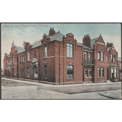 Hospital and Dispensary, Chorley, Lancashire, c.1905 - Valentine's Postcard