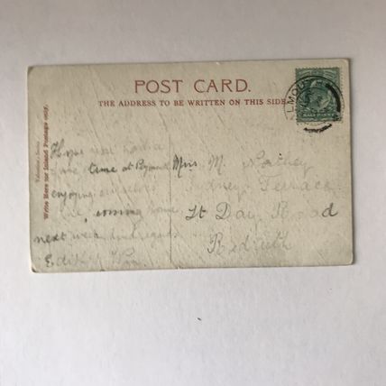 KING HARRY PASSAGE RIVER FAL USED stamp 1904 Valentines GC