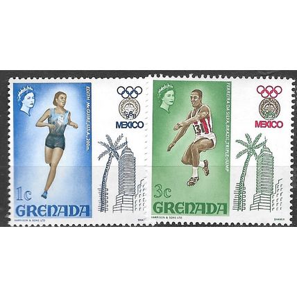 1968 SG 300+302 - MNH (**)