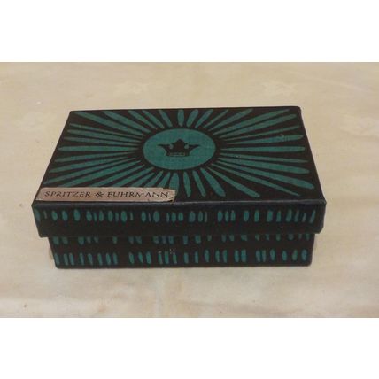 Norway Guilloche & Silver Crystal Salt & Pepper - Boxed from Spritzer & Fuhrmann