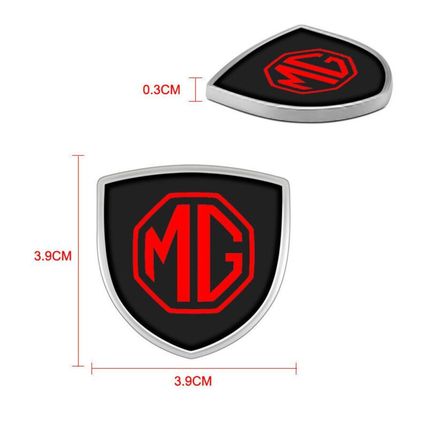 3D METAL MG EMBLEM BADGE STICKER - BRAND NEW - UK STOCK