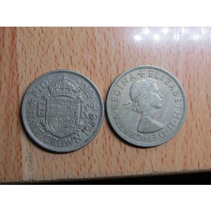 GB 1958 Elizabeth II Half Crown Coin