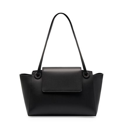 Women Genuine Leather Crossbody Bags Women's Tote Shoulder Bag Black