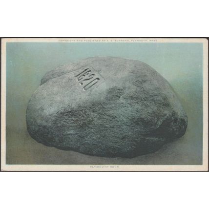 Plymouth Rock, Massachusetts, c.1920s - Burbank Postcard