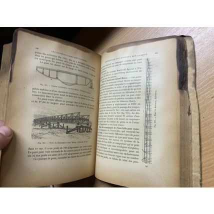 RARE* 1894 "LES CONSTRUCTIONS METALLIQUES" FRENCH ILLUSTRATED ANTIQUE BOOK (P6)