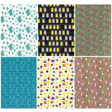 A4 Printed Card. 10 Sheets. Assorted Designs. Cardmaking Scrapbooking Crafts
