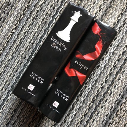 STEPHENIE MEYER LOT Of 2 BOOKS Eclipse + Breaking Dawn Hardcover W/ Dust jacket