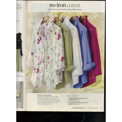 COLDWATER CREEK Catalog 2024 SPRING Women's Misses-petites-Talls NEW FLORALS