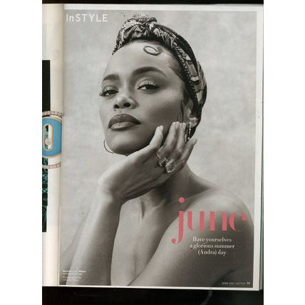ANDRA DAY IN STYLE Magazine JUNE. 2021 OSCAR NOMINATED ACTRESS/Singer NEW