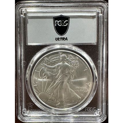 1 Oz Silver Ultra American Eagle 2024-P With Star Privy PCGS MS70