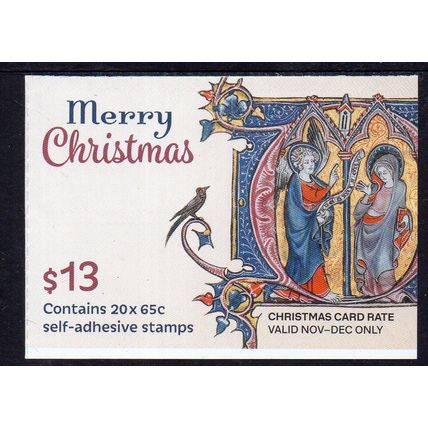 AUSTRALIA: CHRISTMAS 2024, BOOKLET PANE OF 4 SELF-ADHESIVE STAMPS. RELIGIOUS.