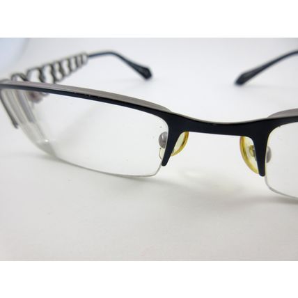 Eyefunc London 222 90 Eyeglass Frames Blue Metal 48/18/135