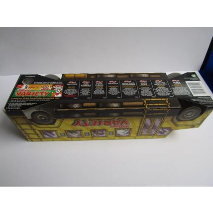 Kellogg`s 2004 Variety Pack Cereal Box Safari Bus Chocolate Fountain Tour