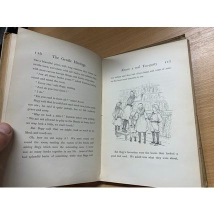 1893 FRANCES E CROMPTON "THE GENTLE HERITAGE" PYM ILLUSTRATED HARDBACK BOOK (P4)