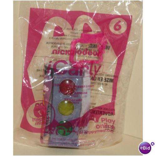 2011 McDonalds iCarly #6 Stoplight Answer Light Mint in Package