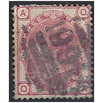 1881 SG158 3d Rose Plate 21 Good Used Check Letters "OA".