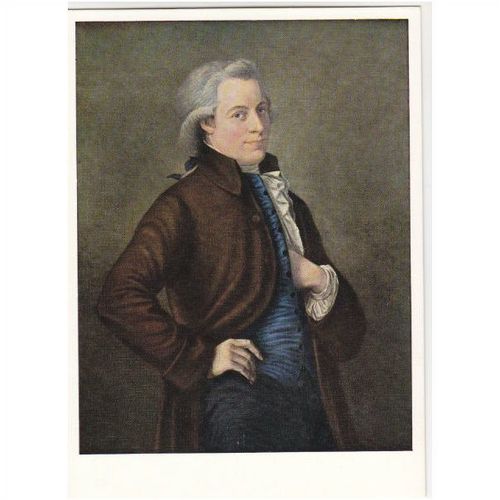 Colour Postcard - Mozart by Tischbein