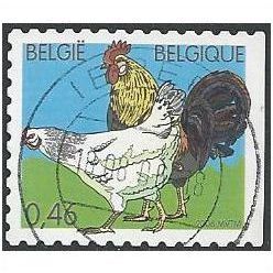 Mi 3530: 46 c. Definitive Stamp: Farm Animals: Cock and Hen
