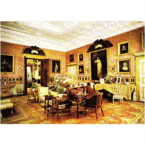 Colour Postcard - Mrs Bankes's Drawing Room, Kingston Lacy, Dorset