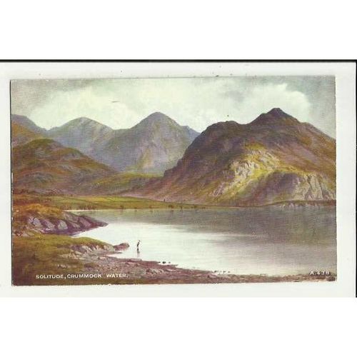 A438 CRUMMOCK WATER Valentine "Art Colour" Postcard