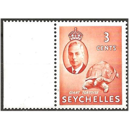 Seychelles 1952 SG159 3c Orange Unmounted Mint . .. .
