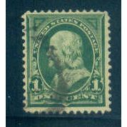 Used 279 1c Benjamin Franklin Fine A05312