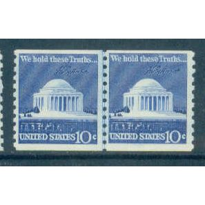 1520 10c Jefferson Memorial Fine MNH CLP B0901