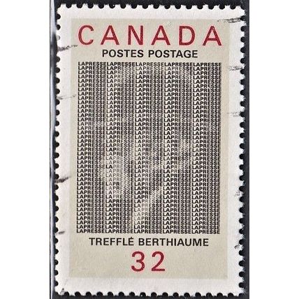 CANADA, 1984 32c La Presse, SG 1141 (Scott #1044), used