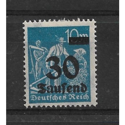 Germany.SG281 30T on 10m Blue.Mounted Mint.Nov21