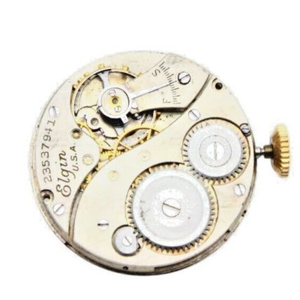 Elgin Grade 431 Size 6/0s = 25.3 mm 7 Jewels Vintage Watch Movement