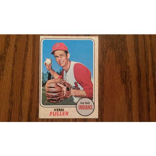 1968 Topps Card # 071 Vern Fuller Good (2) Cleveland Indians