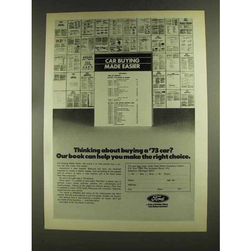1972 Ford Motor Co. Ad - Thinking About?