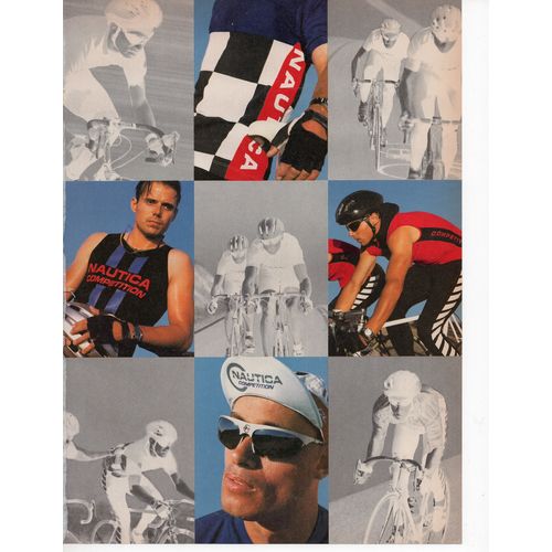 Nautica Full 4 Page Print Ad featurinf Michael Jordan February 1997