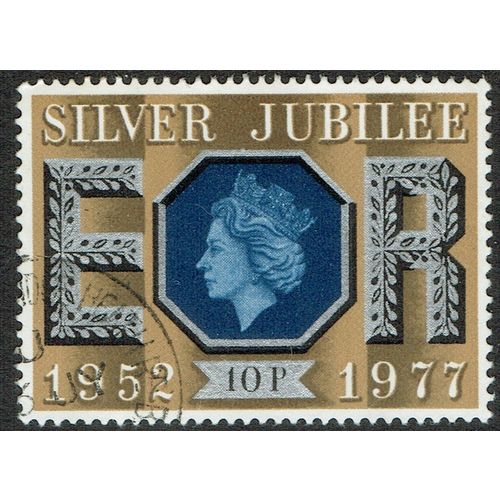 1977 Silver Jubilee 10p Multicoloured SG1035 FU