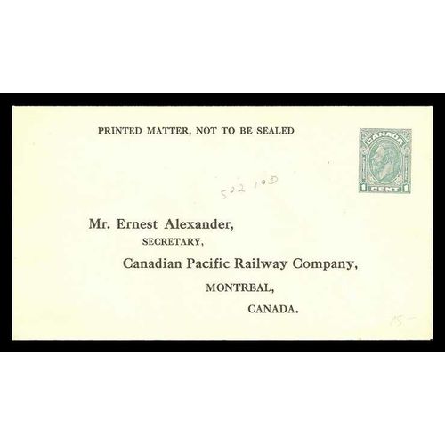 Canada #EN522-10d Postal Sta Special Order MINT 1936 Medallion