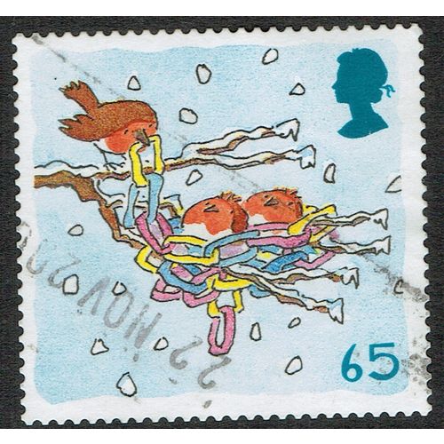 2001 Christmas Robins 65p Multicoloured SG2242 GU