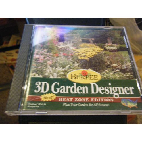 Burpee 3D Garden Designer - Heat Zone Edition (PC, 1998)