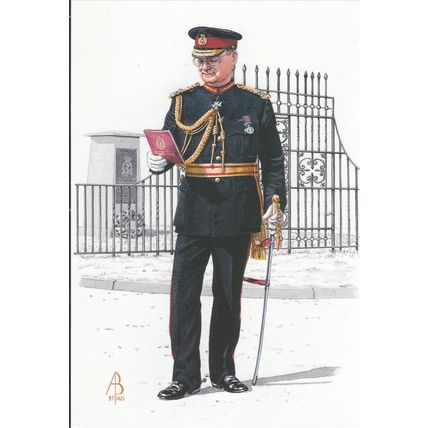 Director General Royal Army Medical Corps 1998 Uniform Postcard (U12832)