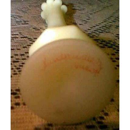 GORGEOUS ANTIQUE FENTON CUSTARD SATIN PINK BLOSSOM 7 1/2" DELICATE BUD VASE