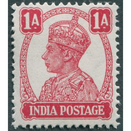 India 1943 1a carmine SG 268 unused