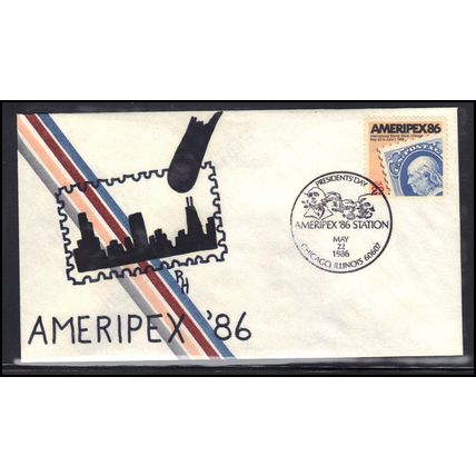 Event Cancel 05-22-86 2145 22c AMERIPEX '86 (Cachet-U/A) Box0273
