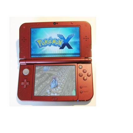 Red Nintendo New 3ds XL w Detective Pikachu & More!