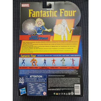 INVISIBLE WOMAN Marvel Legends Series Retro 6" Action Figure Fantastic Four