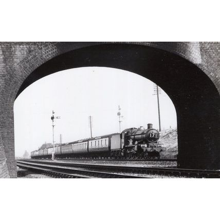 GWR No 5089 Westminster Abbey CB Collett Train Old Real Photo Postcard