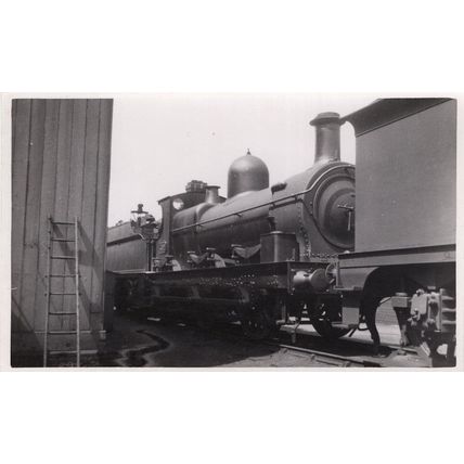 GWR No 392 Train Class 0-6-0 Gloucester Station Real Photo postcard